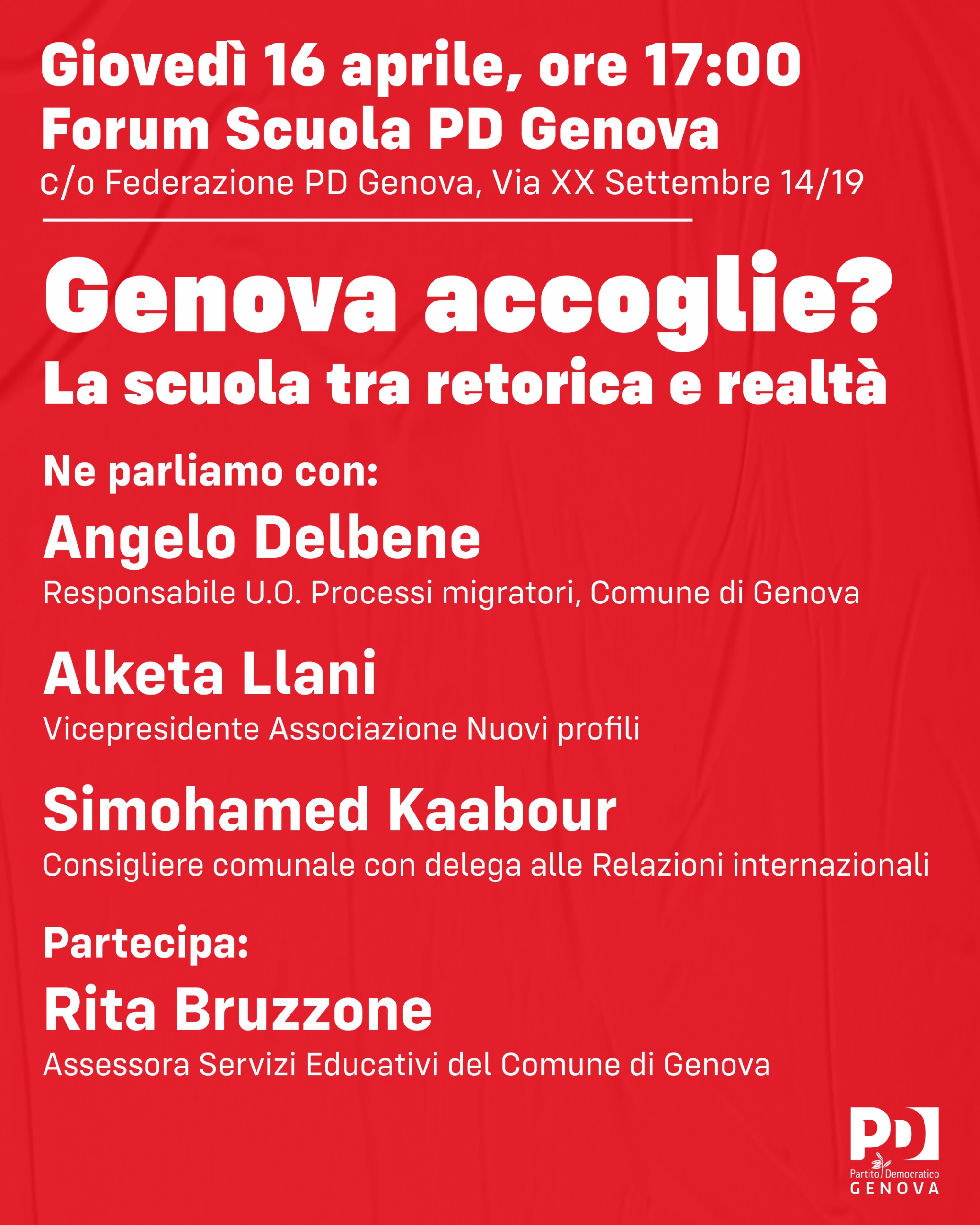 Genova accoglie? La scuola tra retorica e realtà